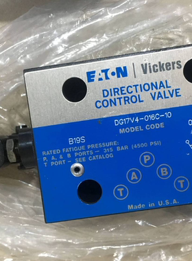 供应美国VICKERS/伊顿威格士手动阀DG17V40133C10S587 铸铁议价