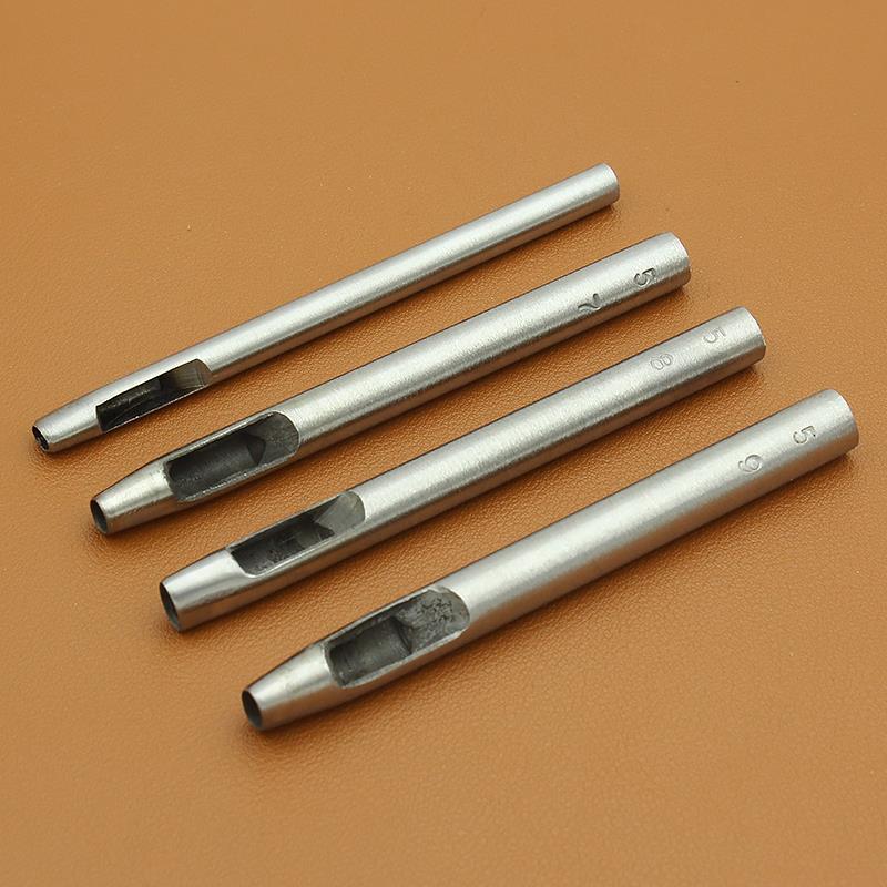 皮带冲孔椭圆形打孔器打孔冲子 圆冲扁冲DIY手工皮革皮带冲孔工具