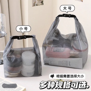 游泳健身干湿分离大容量防水收纳袋衣物束口袋男女户外旅行洗漱包