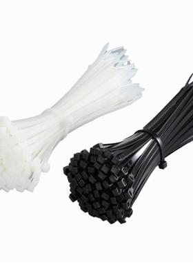 3x200mm nylon plastic cable ties zip fasten wire wrap strap