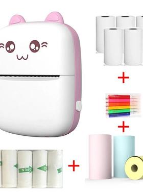Portable Thermal Printer MINI CAT Print Photo Pocket Thermal