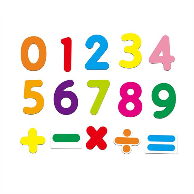 磁性数字表情磁力贴 儿童b磁性早教玩具 创意冰箱贴彩色数字组合