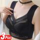 For Pcs Seamless Pitted Women Sexy Push Lace Bra Top