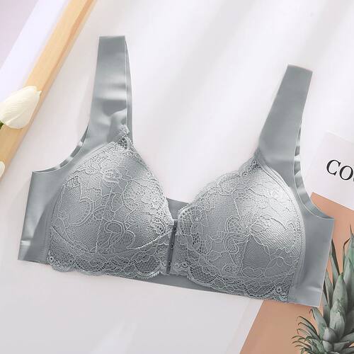 3PCS  Front Closure Bralette Lace Plus Size Bra