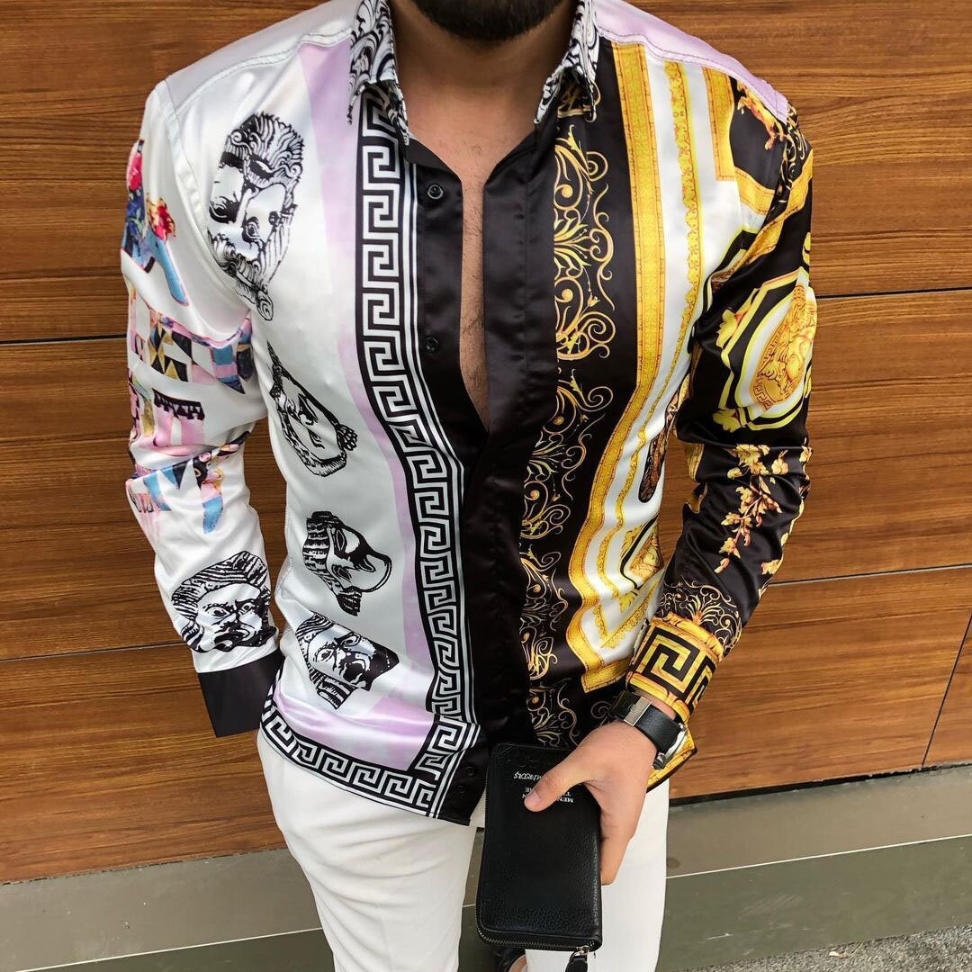 2021 Fashion Streetwear Autumn New Casual Men's Long Sleeve