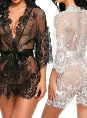 Sexy Women Lingerie Lace Night Dress Sleepwear Nightgown Ban
