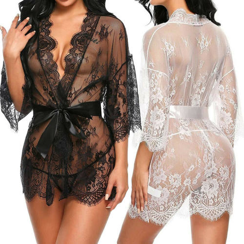 Sexy Women Lingerie Lace Night Dress Sleepwear Nightgown Ban