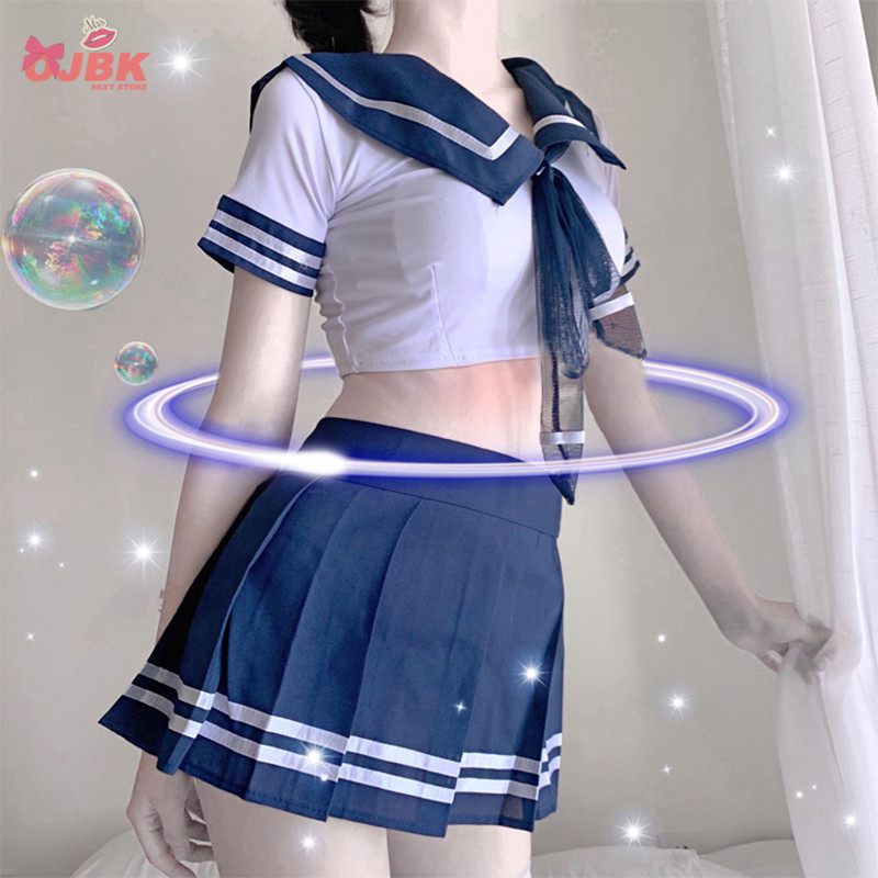 Women Sexy Cosplay Lingerie Student Uniform  School Gir
