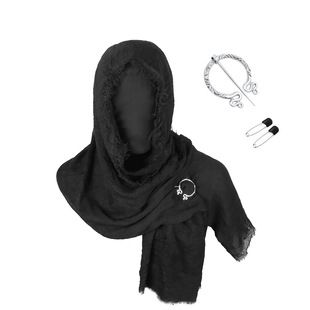 Selendang abad pertengahan mantel tudung fesyen padang pasir