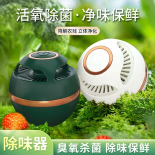 智能净化器家用保鲜新品 冰箱除味器臭氧杀菌消毒器自动除味蛋新款