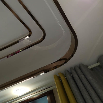 线条装修吊顶弧形圆角边装饰天花圆形金属不锈钢圆弧