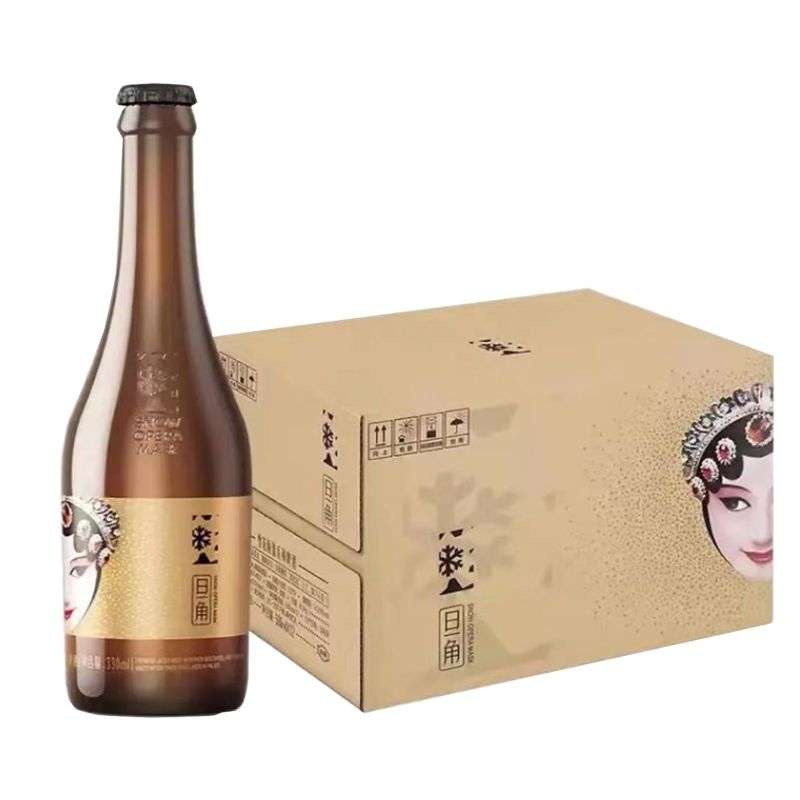 沈阳产SNOW/雪花啤酒脸谱花脸花旦男脸女脸418ml*12瓶国产精酿-封面