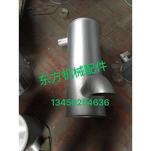 挖神钢SK100-5/120-5/135/200-5/200-8/350-8消声器排气管消音器