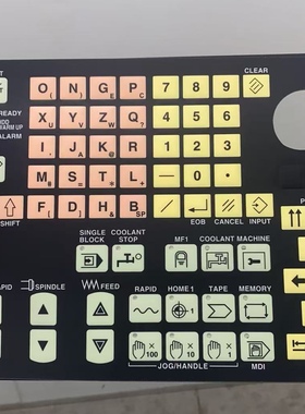 小巨人按键面板贴膜 马扎克数控机床按键膜 LGMAZAK专用贴膜win2K