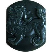 新疆和田玉火麒麟皮带扣男款 腰佩送男友礼物旺子挂牌腰间戴