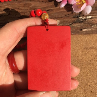 天然台湾朱砂钟馗伏魔吊坠天师钟馗抓人随身佩戴牌子夜路男女挂坠