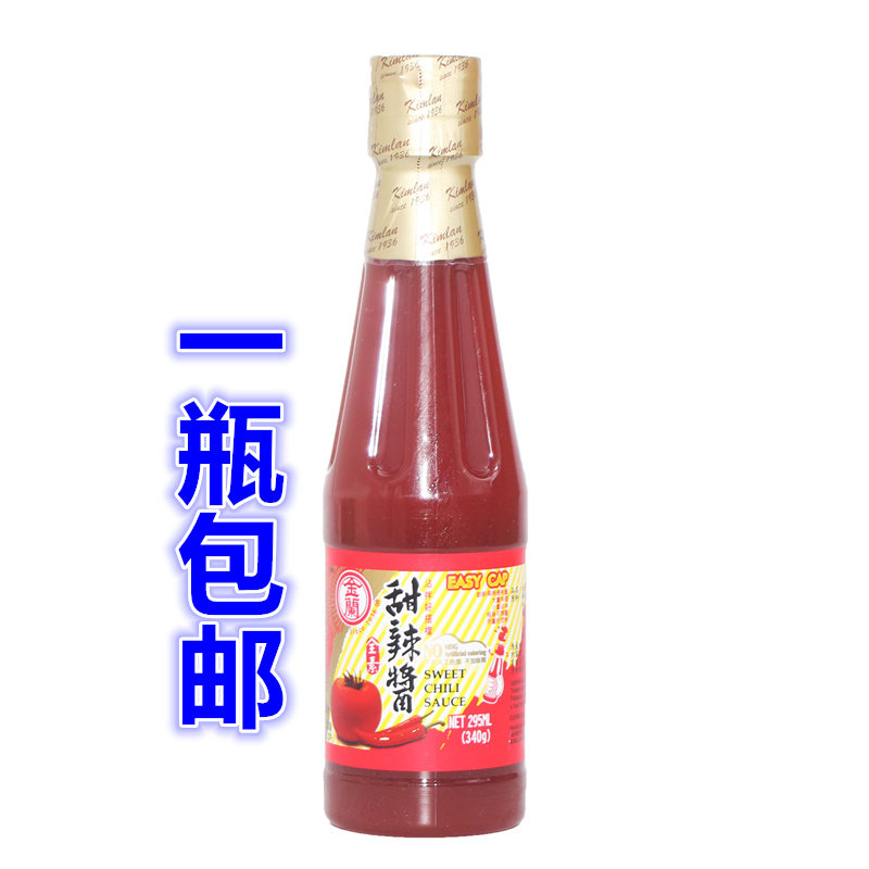 包邮台湾金兰甜辣酱340g 酸甜微辣泰式手抓饼关东煮蚵仔煎酱素食