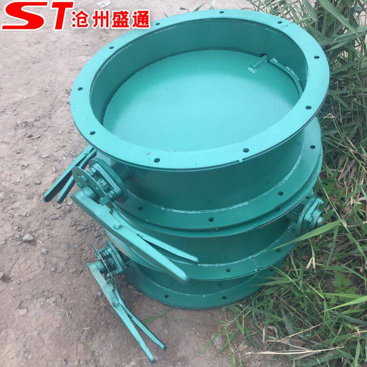 风机调节门 扳手式风门 不锈钢304通风蝶阀 烟道手动调节风门