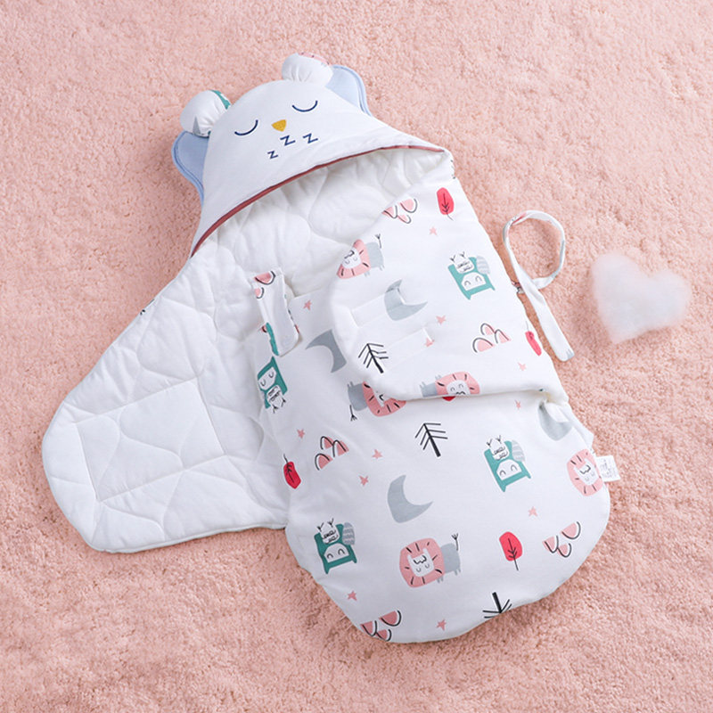 初生婴儿包被春秋冬季纯棉蝴蝶抱被新生儿宝宝产房襁褓加厚睡袋夏