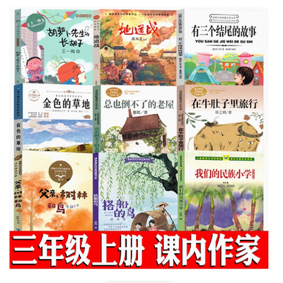 三年级上册必读全套 我们的民族小学搭船的鸟金色的草地父亲树林和鸟有三个结尾的故事在牛肚子里旅行总也倒不了的老屋地道战