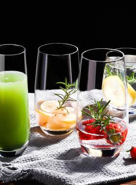 Transparent drinking glass heat-resistant water cup tea cup