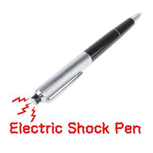 Funny Pen Electric Shock Joke Prank Trick Toy Gift Fun free