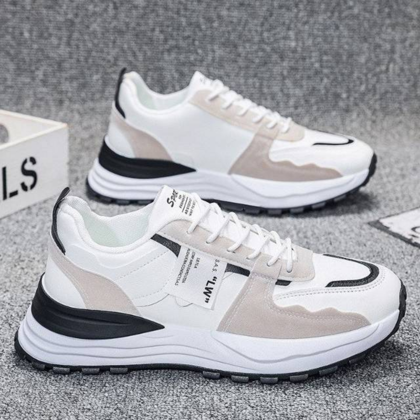 男鞋老爹潮流新款厚底男士透气