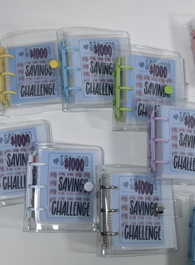 $1000 Savings Challenge Binder Money Saving Reusable Budget