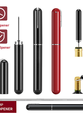 Upgrade Pocket Air Pump Wine Bottle Opener Safety Portable A