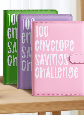 100 Envelope Challenge Binder money saving book cash planner