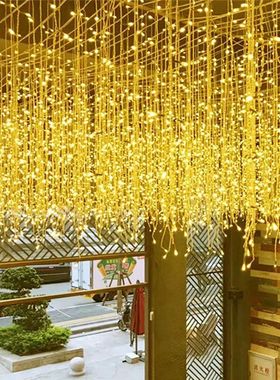 5m Outdoor Christmas Fairy Lights LED Icicle Curtain String