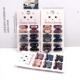 Girls Small Dark Mini Card Fashionable Clip Hairpin Grab