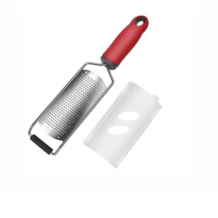 Cheese Grater Lemon Zester Kitchen Tool Onion Slicer Holder