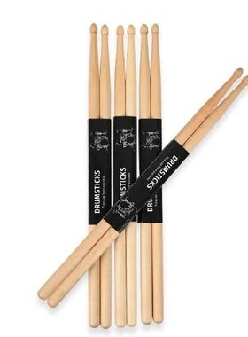 Classic 5A/7A Drum Sticks Wood 1 Pair Drumsticks Maple