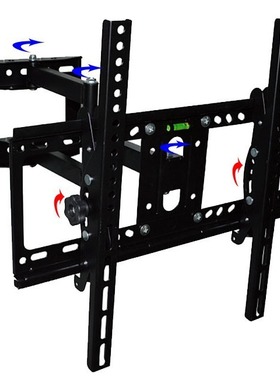 2  -55  inch universal LCD TV hanger with telescopic rotatin