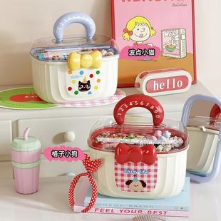 新款可爱药盒多功能医药箱大容量便携式收纳箱食品礼盒收纳盒