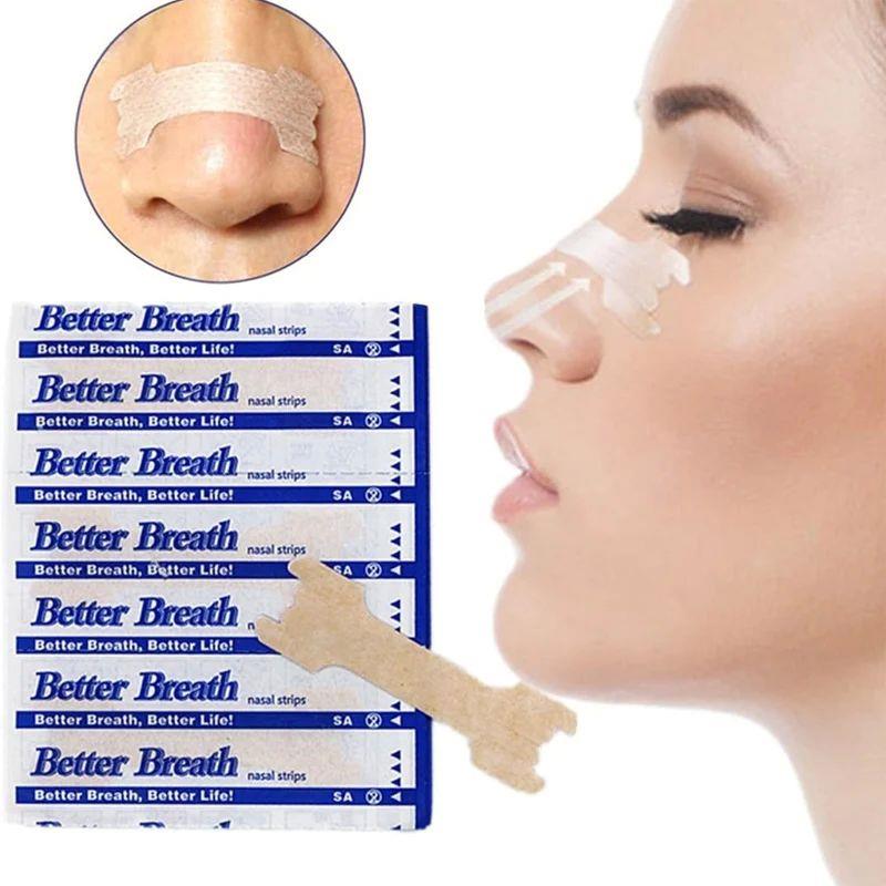 20/50/100pcs Breathing Nasal Strips Right Way Stop Snoring A - 实物图