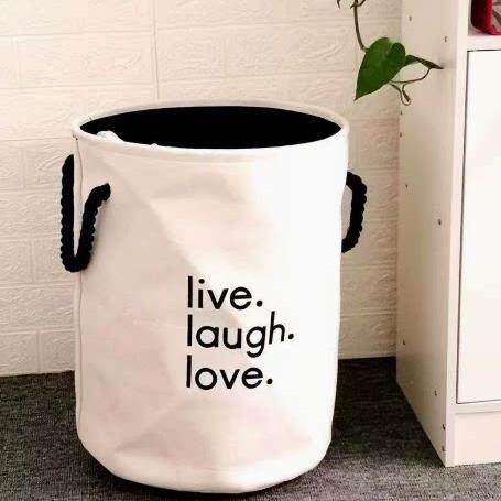 Large plastic bathroom laundry basket toy laundry basket