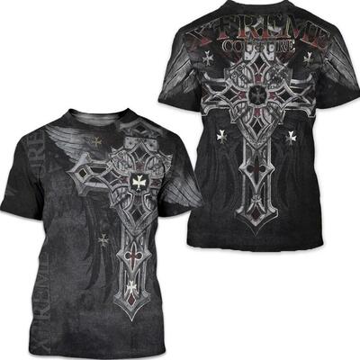Archaic By Affliction Colisson Men'S T-Shirt 3D Graphic