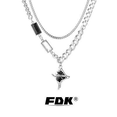 520情人节送男友项链钛钢不掉色