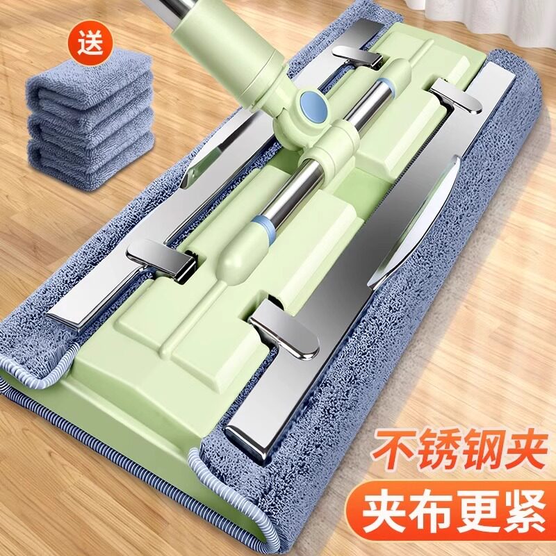 钢夹夹布平板拖把咬住不放松图片