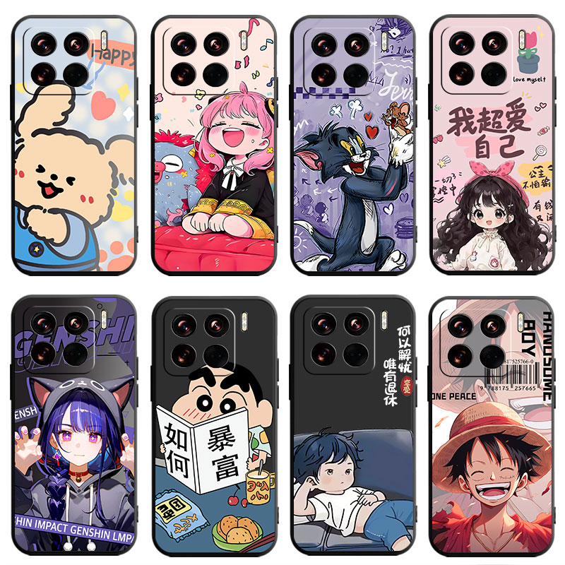 适用于小米15手机壳Xml5学生miui15动漫小迷15。软小咪15硅胶文字网红简约情侣时尚卡通创意女防摔彩绘新款潮