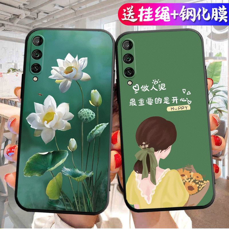 华为荣耀play3手机壳honorplay3新液态硅胶honor套paly全包ask防摔AL00X男女askal潮askaloox网红适用中国风