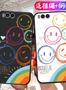 适用小米note3手机壳MCE8保护套minote3防摔全包硅胶新款直边闹特3男n0te女nont卡通noto网红not外壳neto可爱