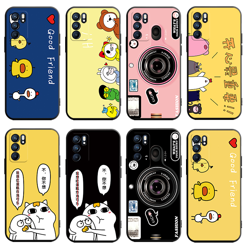 oppoReno6手机壳PEQM00套oppo新款Reno65g外壳opopreno硅胶oppopeqmoo全包oρpo防摔op男女0pp0ren06送钢化膜