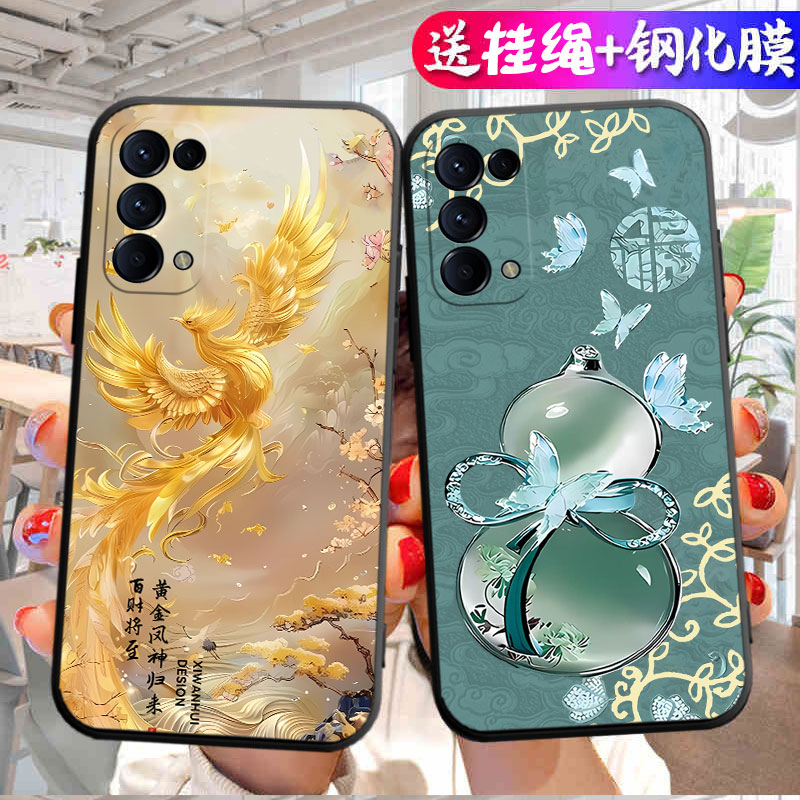 适用OPPOReno5手机壳Reno5K保护套oppo新款reon55g液态硅胶软壳0pp0ren05全包防摔opporen外壳软opopreno男女