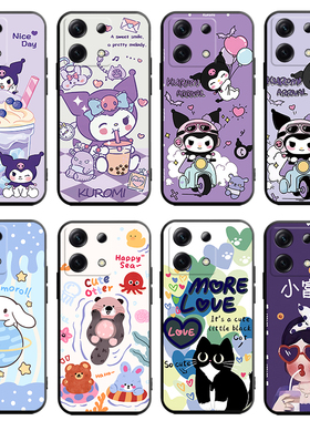 库洛米适用小米RedmiNote13Pro手机壳2312DRA50C红米note13pro软壳n0te13pr0防摔noet13Por男女nont13pro磨砂