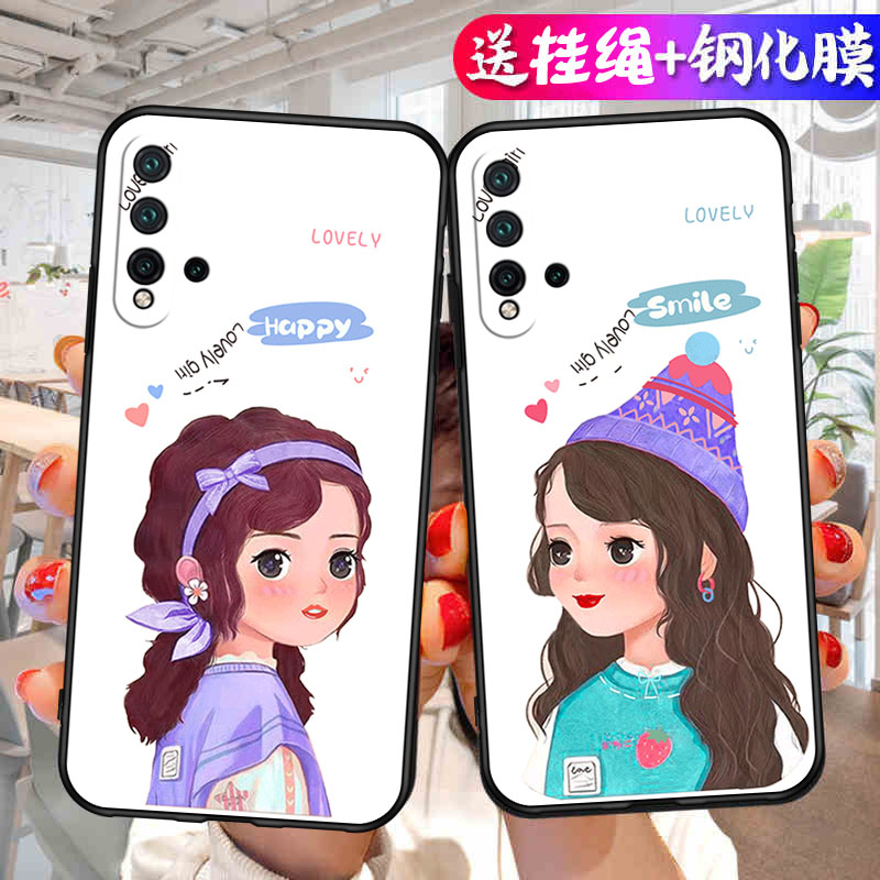 适用华为Nova5Pro手机壳nove5Por保护套novo新款nava外壳navo软硅胶nave全包n0va防摔Pr0诺娃n5p男女简约卡通