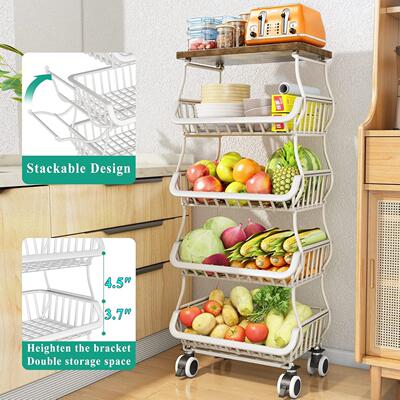 Fruit Basket Kitchen Pantry Organizers Storage Organization