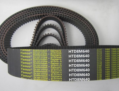 8M640同步带 HTD8M640齿型带640-8M橡胶传动带厚地切片机皮带